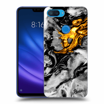 Obal pro Xiaomi Mi 8 Lite - Black Gold 2