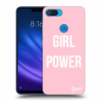 Picasee silikonový černý obal pro Xiaomi Mi 8 Lite - Girl power