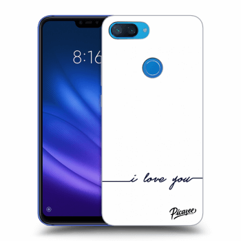 Obal pro Xiaomi Mi 8 Lite - I love you