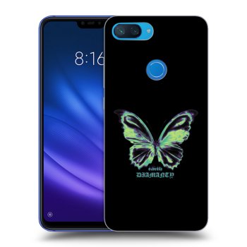 Picasee silikonový černý obal pro Xiaomi Mi 8 Lite - Diamanty Blue