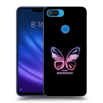 Picasee silikonový černý obal pro Xiaomi Mi 8 Lite - Diamanty Purple
