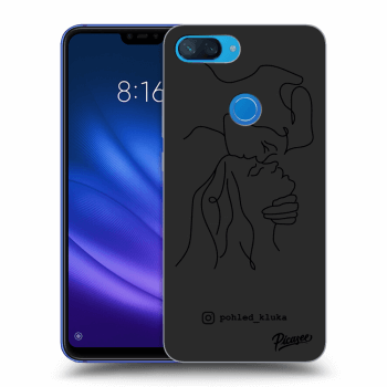 Picasee silikonový černý obal pro Xiaomi Mi 8 Lite - Forehead kiss