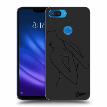 Picasee silikonový černý obal pro Xiaomi Mi 8 Lite - Sensual girl