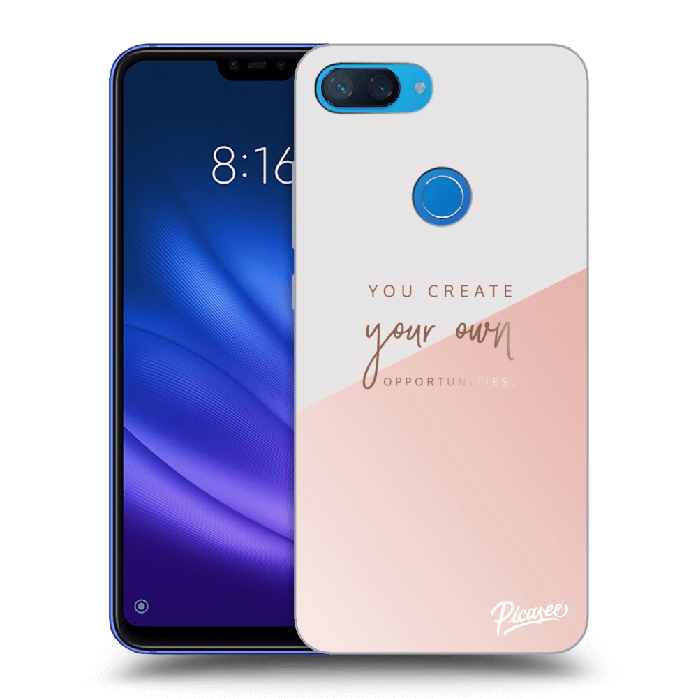 Picasee silikonový černý obal pro Xiaomi Mi 8 Lite - You create your own opportunities