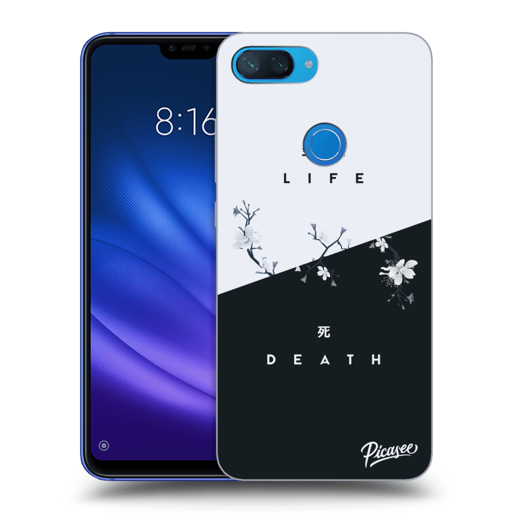 Picasee silikonový průhledný obal pro Xiaomi Mi 8 Lite - Life - Death