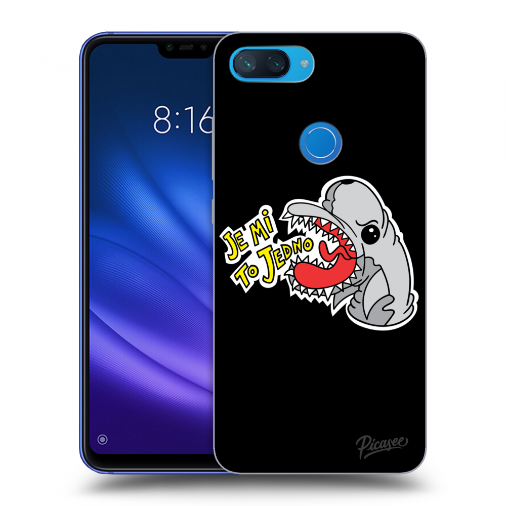 Picasee silikonový černý obal pro Xiaomi Mi 8 Lite - Je mi to jedno