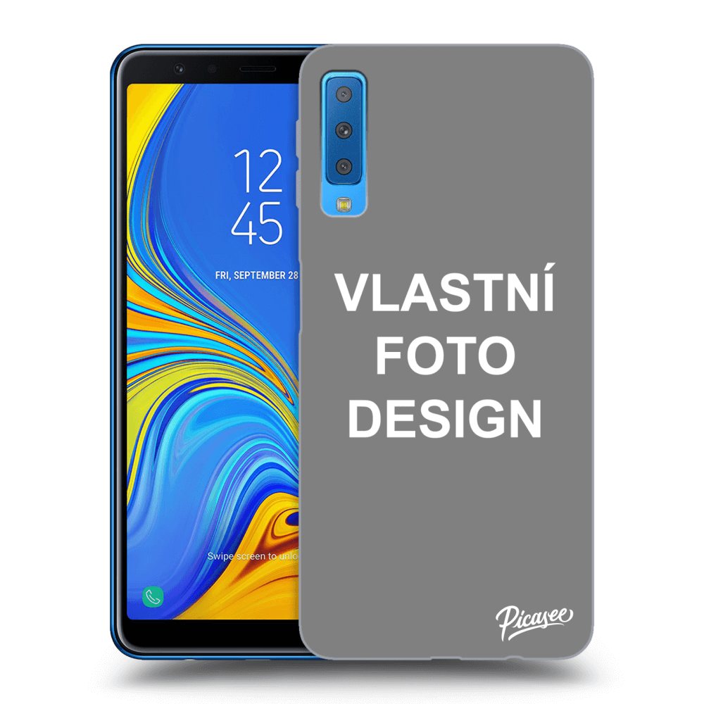 Picasee silikonový průhledný obal pro Samsung Galaxy A7 2018 A750F - Vlastní fotka/motiv
