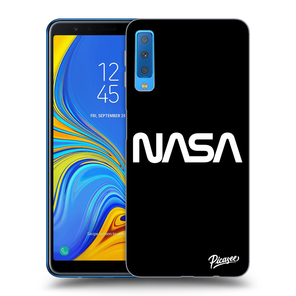 Picasee silikonový průhledný obal pro Samsung Galaxy A7 2018 A750F - NASA Basic