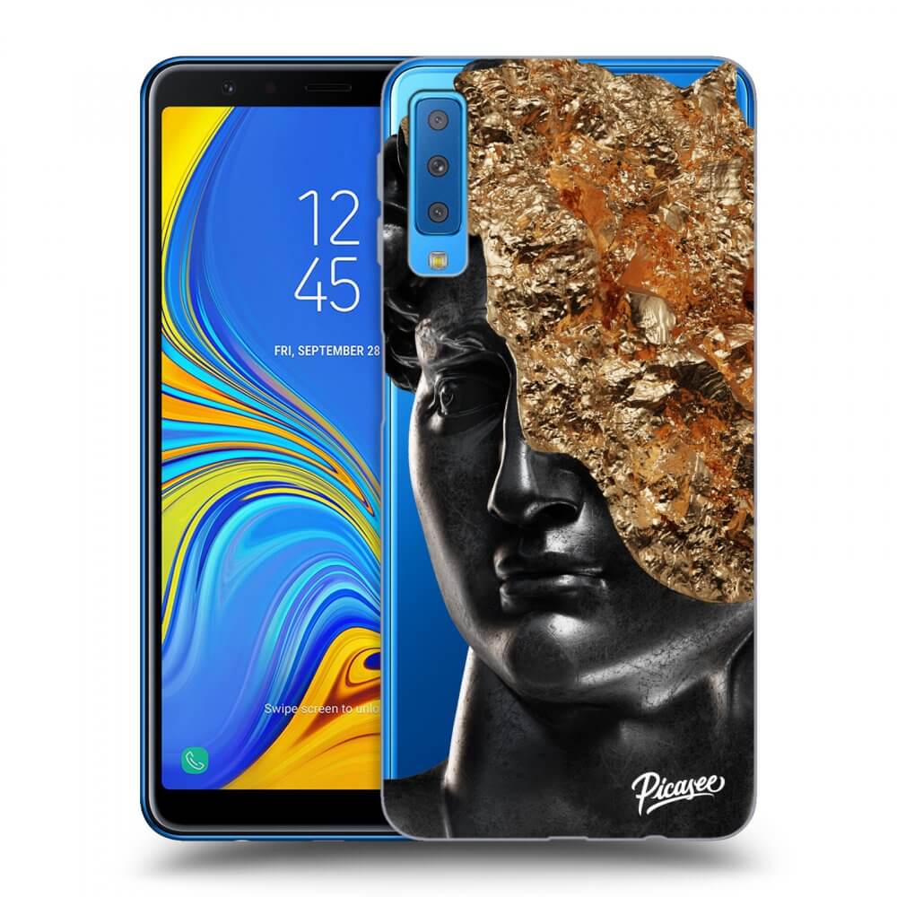 Picasee silikonový průhledný obal pro Samsung Galaxy A7 2018 A750F - Holigger