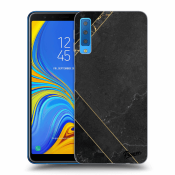 Obal pro Samsung Galaxy A7 2018 A750F - Black tile