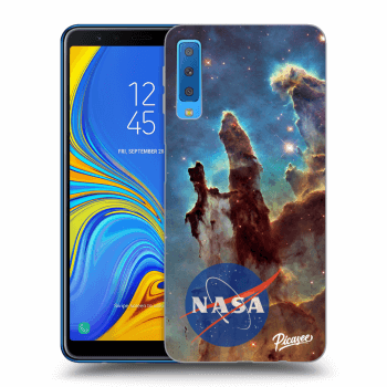 Picasee silikonový černý obal pro Samsung Galaxy A7 2018 A750F - Eagle Nebula