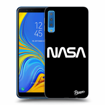 Picasee silikonový černý obal pro Samsung Galaxy A7 2018 A750F - NASA Basic