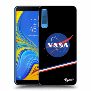 Picasee silikonový černý obal pro Samsung Galaxy A7 2018 A750F - NASA Original