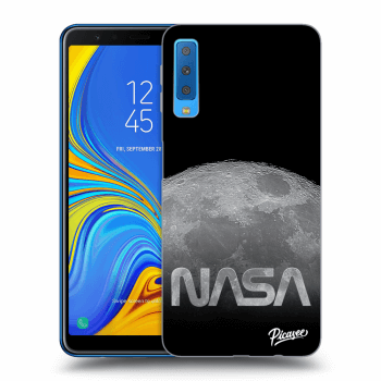 Picasee silikonový průhledný obal pro Samsung Galaxy A7 2018 A750F - Moon Cut