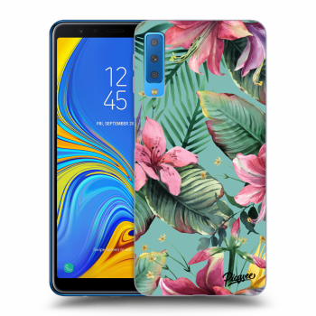 Picasee silikonový černý obal pro Samsung Galaxy A7 2018 A750F - Hawaii