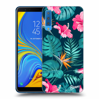 Obal pro Samsung Galaxy A7 2018 A750F - Pink Monstera