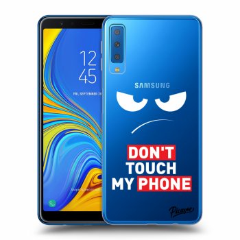 Obal pro Samsung Galaxy A7 2018 A750F - Angry Eyes - Transparent