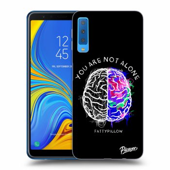Obal pro Samsung Galaxy A7 2018 A750F - Brain - White