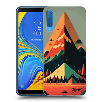 Picasee silikonový černý obal pro Samsung Galaxy A7 2018 A750F - Oregon