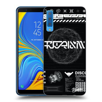 Picasee silikonový černý obal pro Samsung Galaxy A7 2018 A750F - BLACK DISCO