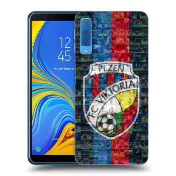 Picasee silikonový černý obal pro Samsung Galaxy A7 2018 A750F - FC Viktoria Plzeň A