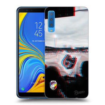 Picasee silikonový černý obal pro Samsung Galaxy A7 2018 A750F - FC Viktoria Plzeň B