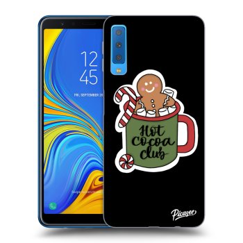 Picasee silikonový černý obal pro Samsung Galaxy A7 2018 A750F - Hot Cocoa Club