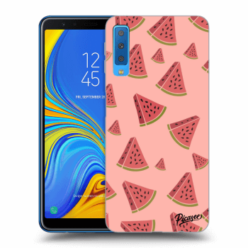 Picasee silikonový průhledný obal pro Samsung Galaxy A7 2018 A750F - Watermelon