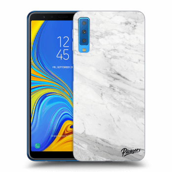 Obal pro Samsung Galaxy A7 2018 A750F - White marble