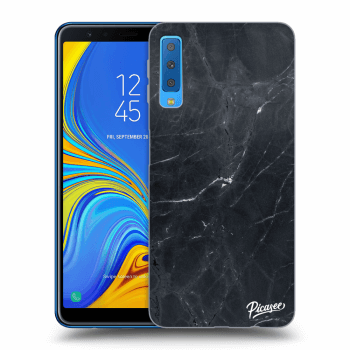 Obal pro Samsung Galaxy A7 2018 A750F - Black marble