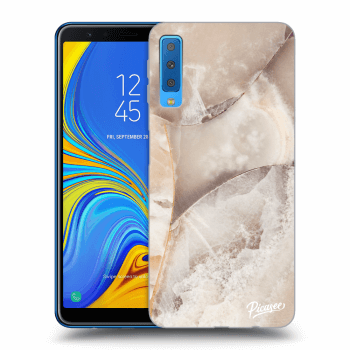Picasee ULTIMATE CASE pro Samsung Galaxy A7 2018 A750F - Cream marble