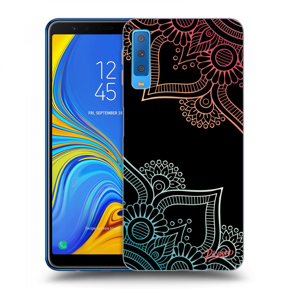 Picasee ULTIMATE CASE pro Samsung Galaxy A7 2018 A750F - Flowers pattern