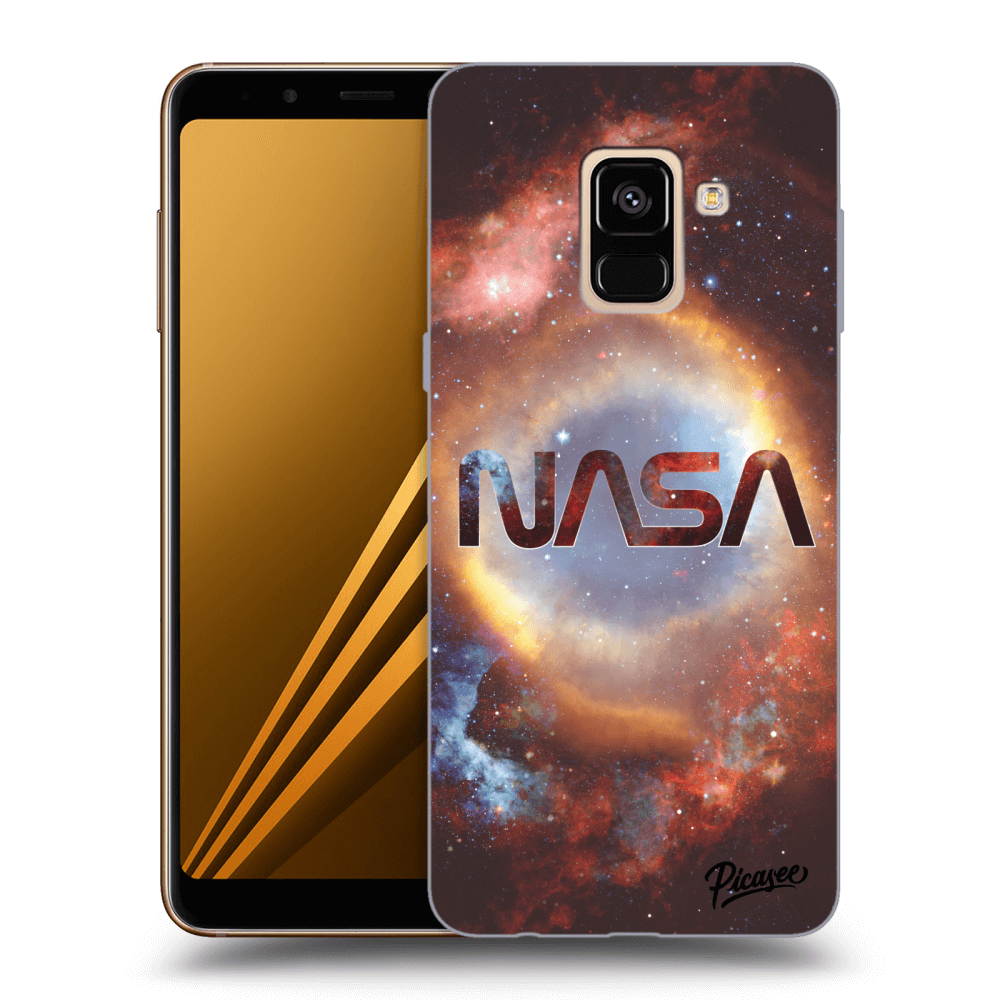 Picasee silikonový černý obal pro Samsung Galaxy A8 2018 A530F - Nebula