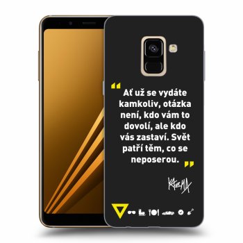 Obal pro Samsung Galaxy A8 2018 A530F - Kazma - SVĚT PATŘÍ TĚM, CO SE NEPOSEROU