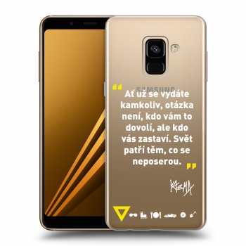 Obal pro Samsung Galaxy A8 2018 A530F - Kazma - SVĚT PATŘÍ TĚM, CO SE NEPOSEROU