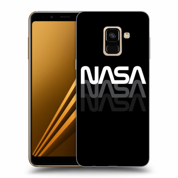 Picasee silikonový černý obal pro Samsung Galaxy A8 2018 A530F - NASA Triple
