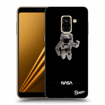 Picasee silikonový průhledný obal pro Samsung Galaxy A8 2018 A530F - Astronaut Minimal