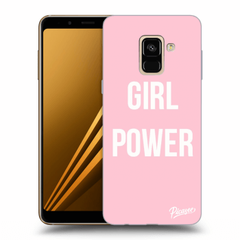Picasee silikonový průhledný obal pro Samsung Galaxy A8 2018 A530F - Girl power