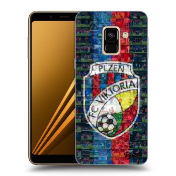 Picasee silikonový průhledný obal pro Samsung Galaxy A8 2018 A530F - FC Viktoria Plzeň A