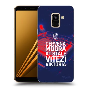 Picasee silikonový průhledný obal pro Samsung Galaxy A8 2018 A530F - FC Viktoria Plzeň E