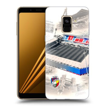 Picasee silikonový průhledný obal pro Samsung Galaxy A8 2018 A530F - FC Viktoria Plzeň G