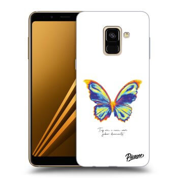 Picasee silikonový průhledný obal pro Samsung Galaxy A8 2018 A530F - Diamanty White