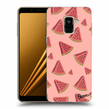 Picasee silikonový průhledný obal pro Samsung Galaxy A8 2018 A530F - Watermelon