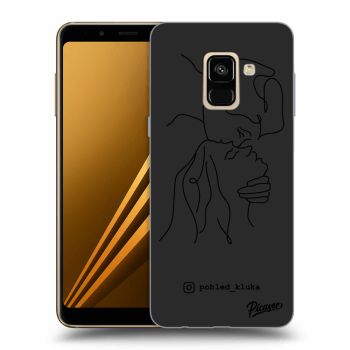 Picasee silikonový černý obal pro Samsung Galaxy A8 2018 A530F - Forehead kiss