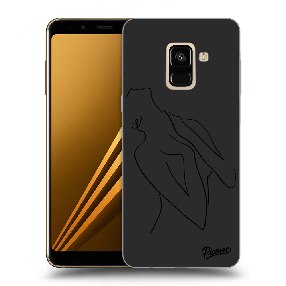 Picasee silikonový černý obal pro Samsung Galaxy A8 2018 A530F - Sensual girl