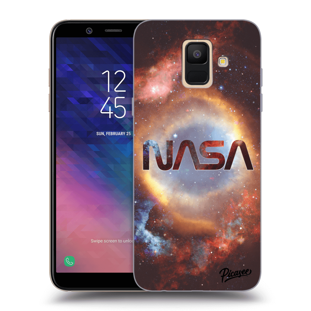 Picasee silikonový průhledný obal pro Samsung Galaxy A6 A600F - Nebula