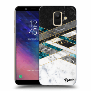 Obal pro Samsung Galaxy A6 A600F - Black & White geometry