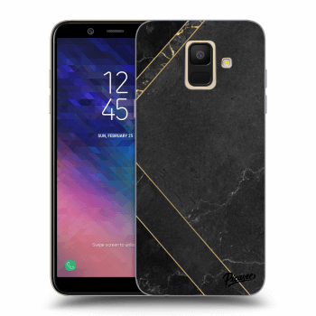 Obal pro Samsung Galaxy A6 A600F - Black tile