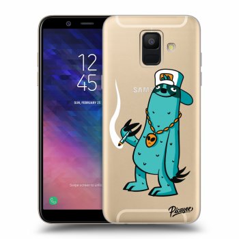 Picasee silikonový průhledný obal pro Samsung Galaxy A6 A600F - Earth - Je mi fajn