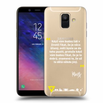 Obal pro Samsung Galaxy A6 A600F - Kazma - MĚLI BYSTE SE DO TOHO PUSTIT